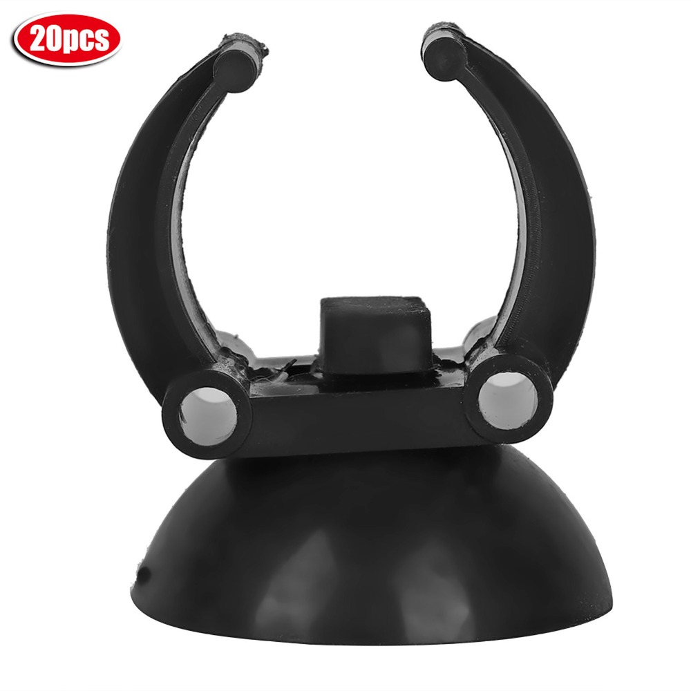 20 Pcs Set PVC Aquarium Heatin - Plastic Pipe Clip ulasan dan harga