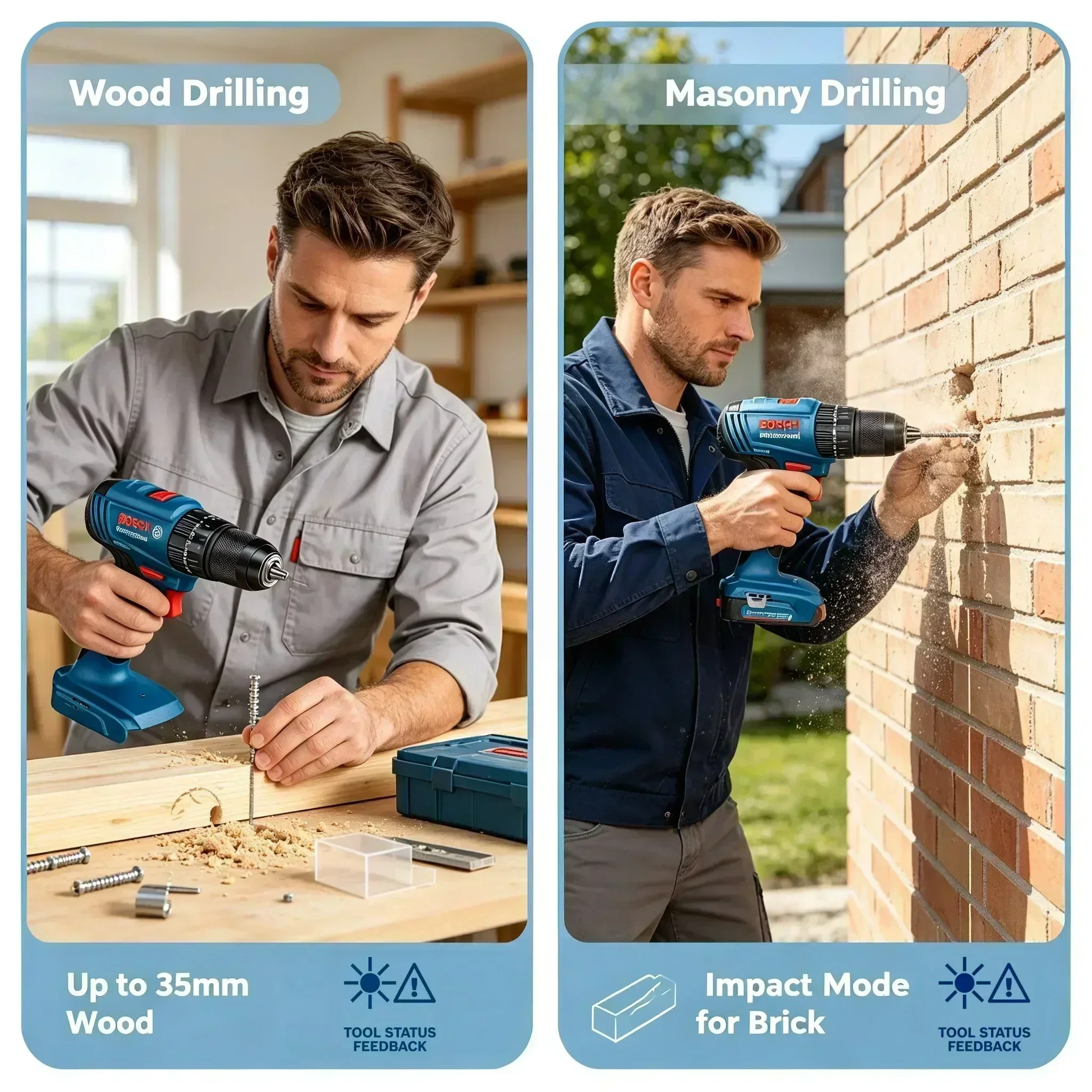 Bosch GSB 185-LI 18V Brushless - Bosch Drill Gsb 18V ulasan dan harga