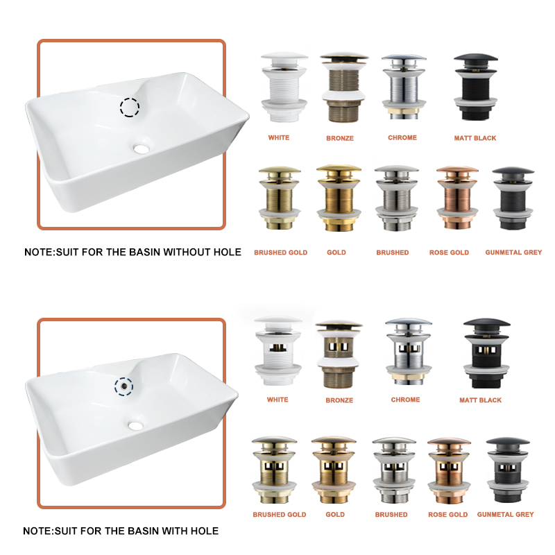 Bathroom Black Sink Stopper Wa - Overflow Pipe Clip ulasan dan harga