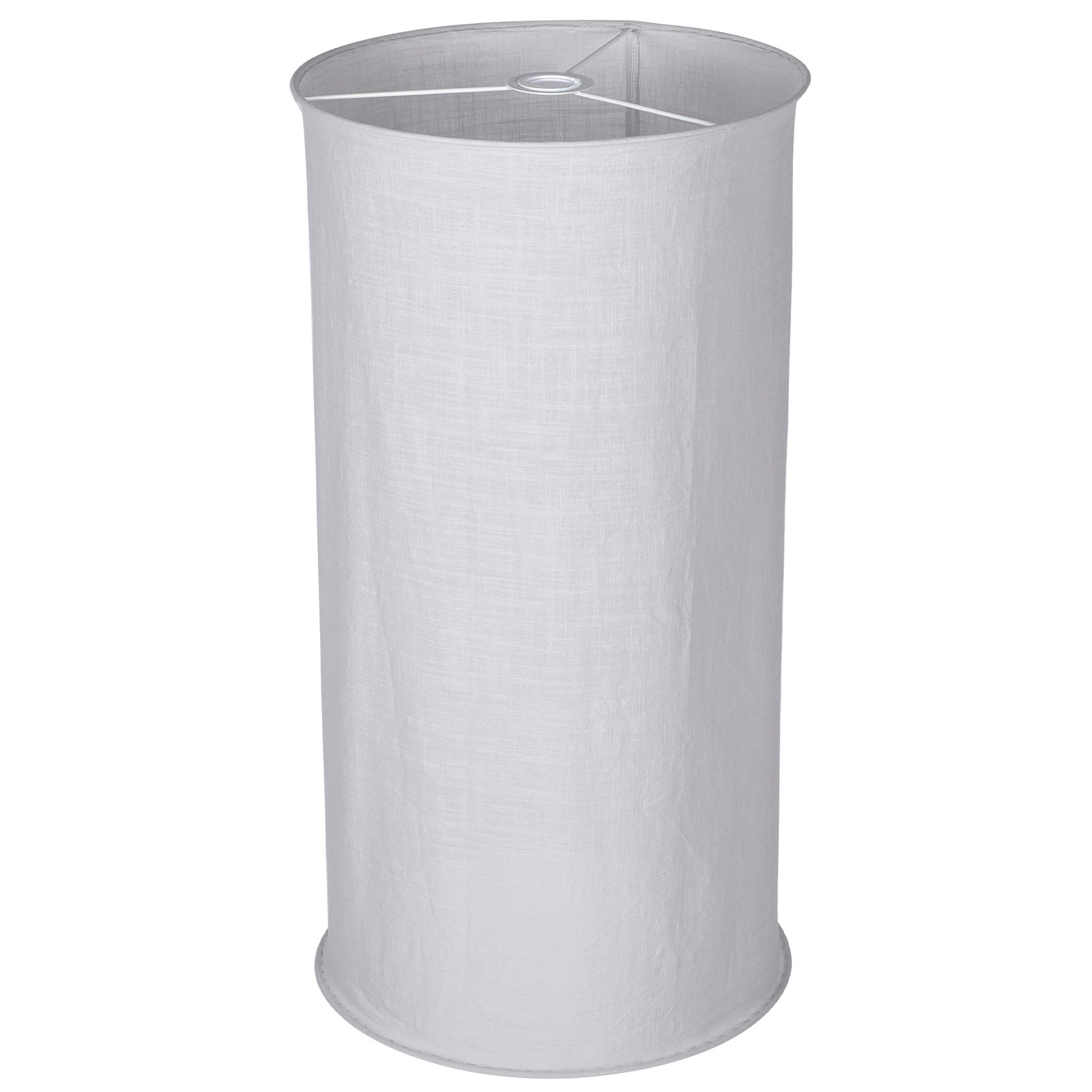 Cloth Lamp Shade E27 White Sim - Plastic Pipe Clip ulasan dan harga