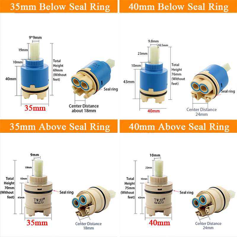 Tap Mixing High Spool Valve 35 - Shower Valve Cartridge ulasan dan harga
