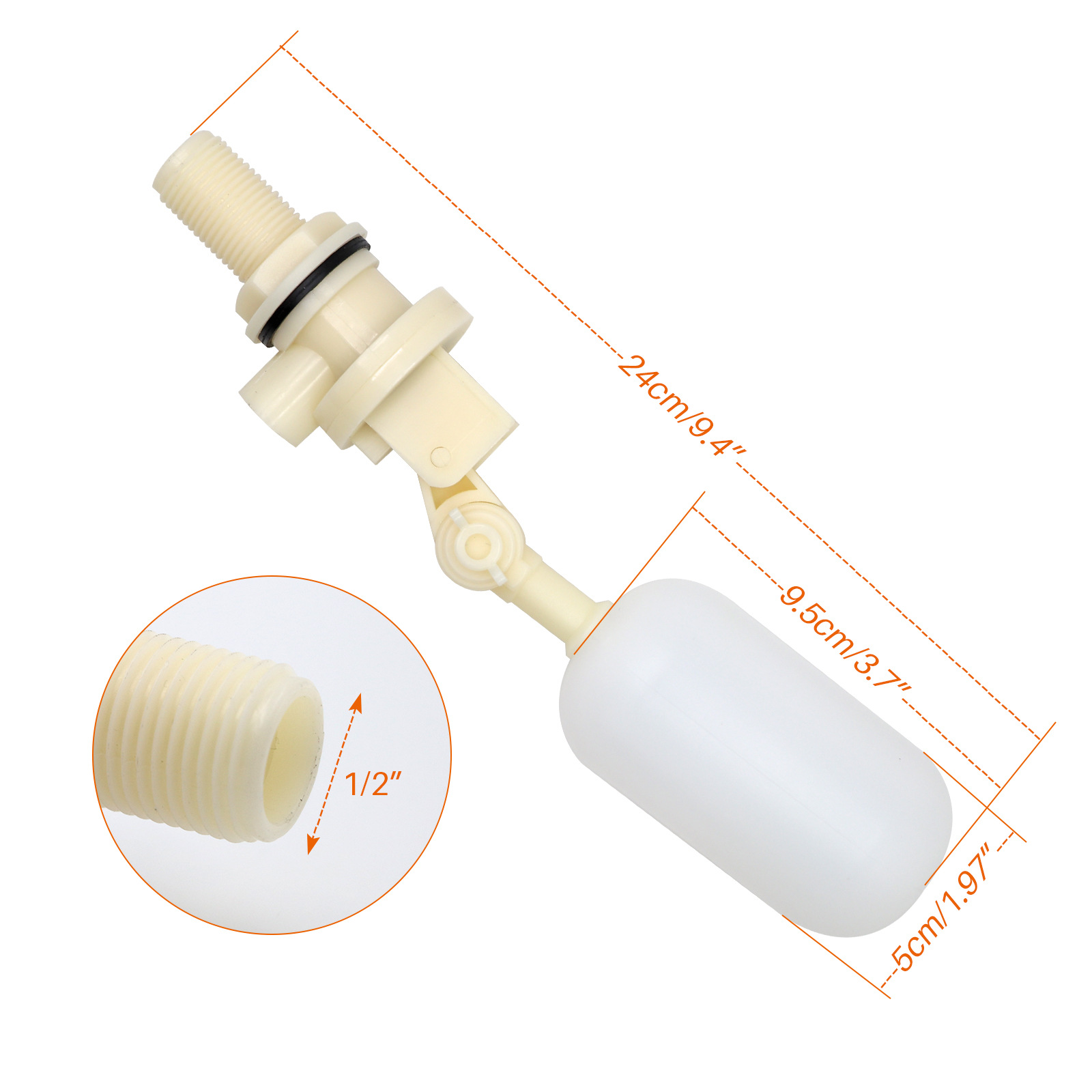3PCS Float Valve With Adjustab - Float Ball Valve ulasan dan harga